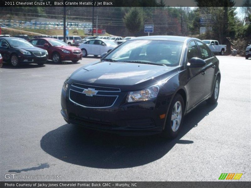 Black Granite Metallic / Jet Black 2011 Chevrolet Cruze LT