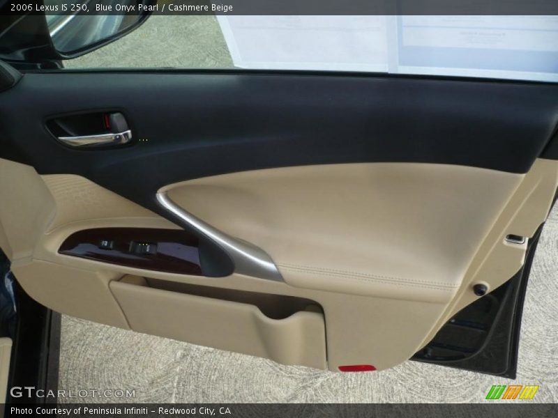 Blue Onyx Pearl / Cashmere Beige 2006 Lexus IS 250