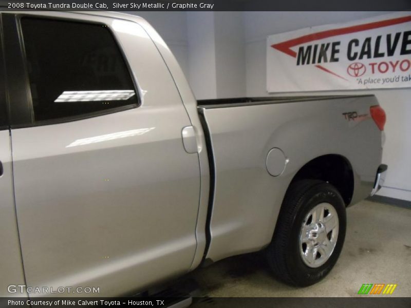 Silver Sky Metallic / Graphite Gray 2008 Toyota Tundra Double Cab