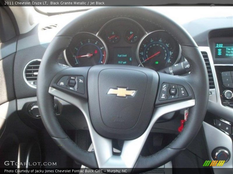 Black Granite Metallic / Jet Black 2011 Chevrolet Cruze LT