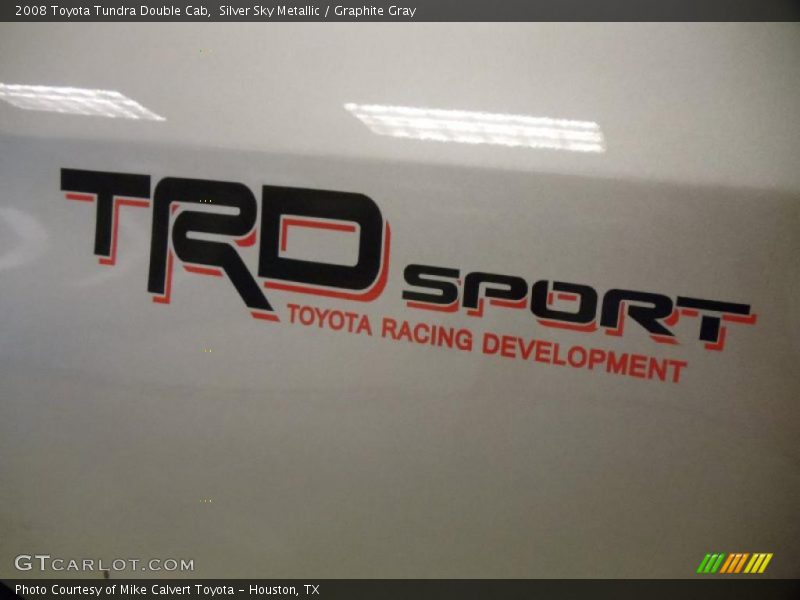 Silver Sky Metallic / Graphite Gray 2008 Toyota Tundra Double Cab