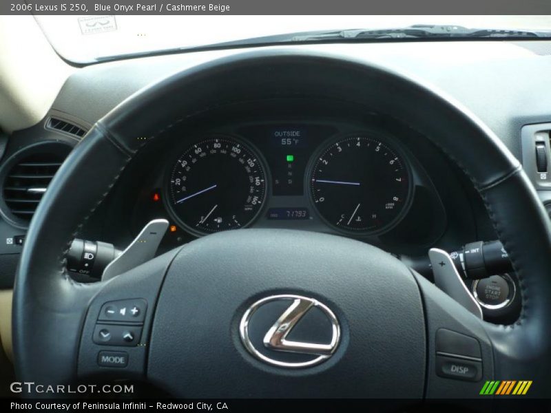 Blue Onyx Pearl / Cashmere Beige 2006 Lexus IS 250