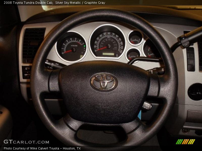 Silver Sky Metallic / Graphite Gray 2008 Toyota Tundra Double Cab