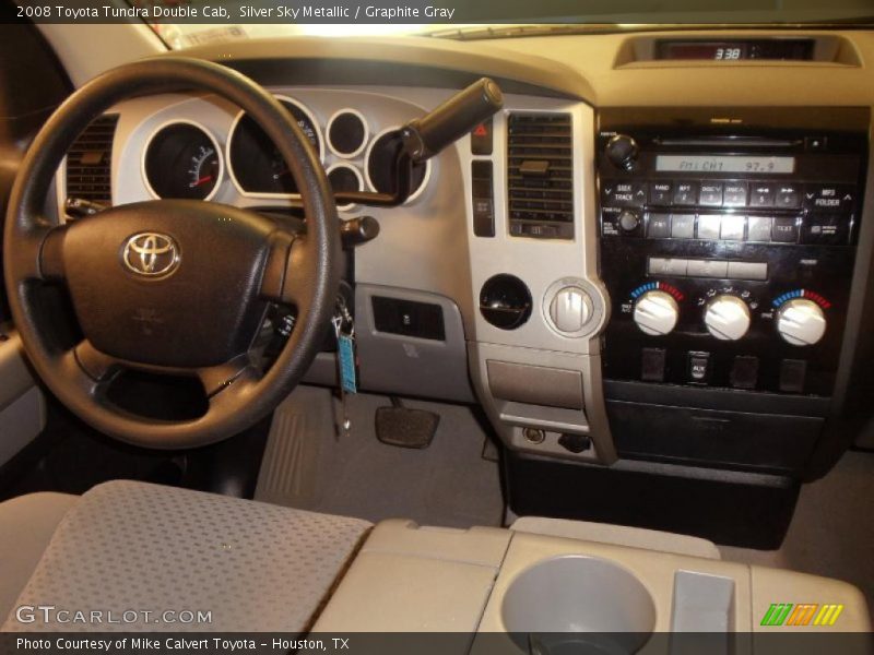 Silver Sky Metallic / Graphite Gray 2008 Toyota Tundra Double Cab