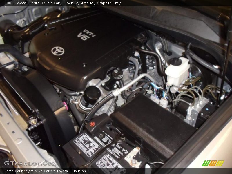 Silver Sky Metallic / Graphite Gray 2008 Toyota Tundra Double Cab