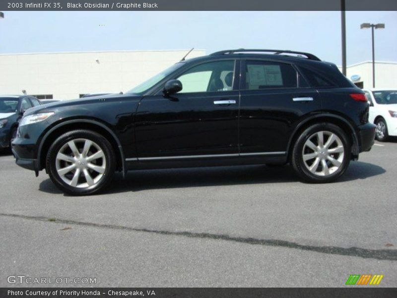 Black Obsidian / Graphite Black 2003 Infiniti FX 35