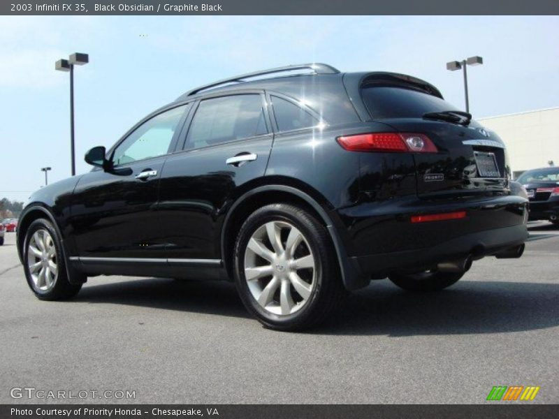 Black Obsidian / Graphite Black 2003 Infiniti FX 35