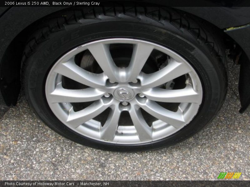 Black Onyx / Sterling Gray 2006 Lexus IS 250 AWD
