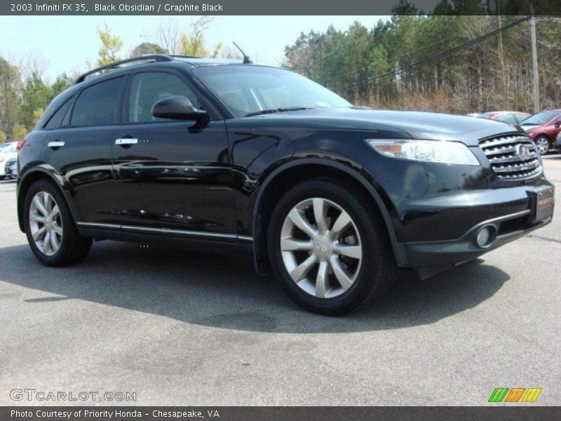 Black Obsidian / Graphite Black 2003 Infiniti FX 35