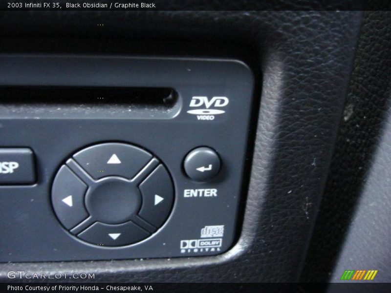 Black Obsidian / Graphite Black 2003 Infiniti FX 35