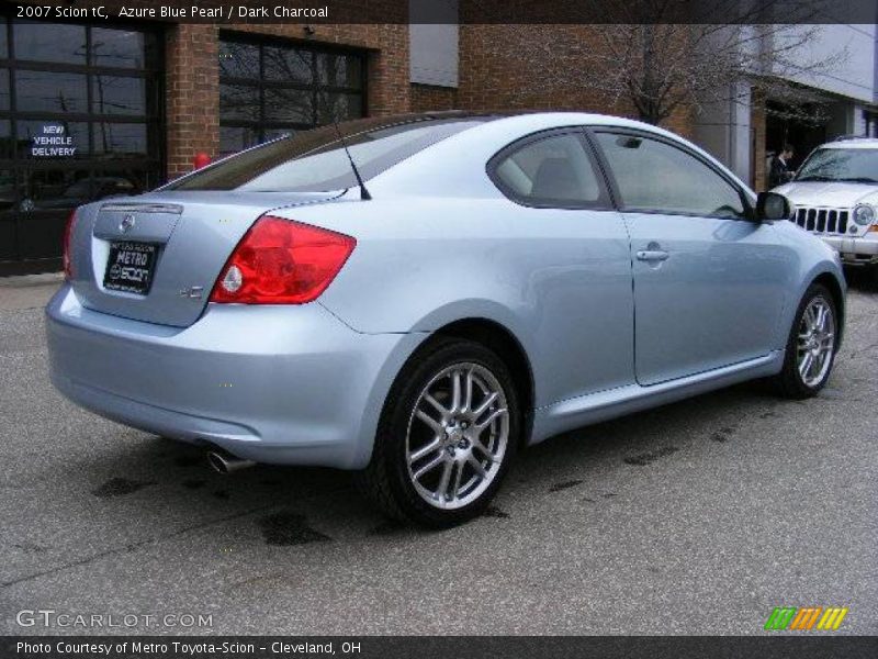 Azure Blue Pearl / Dark Charcoal 2007 Scion tC