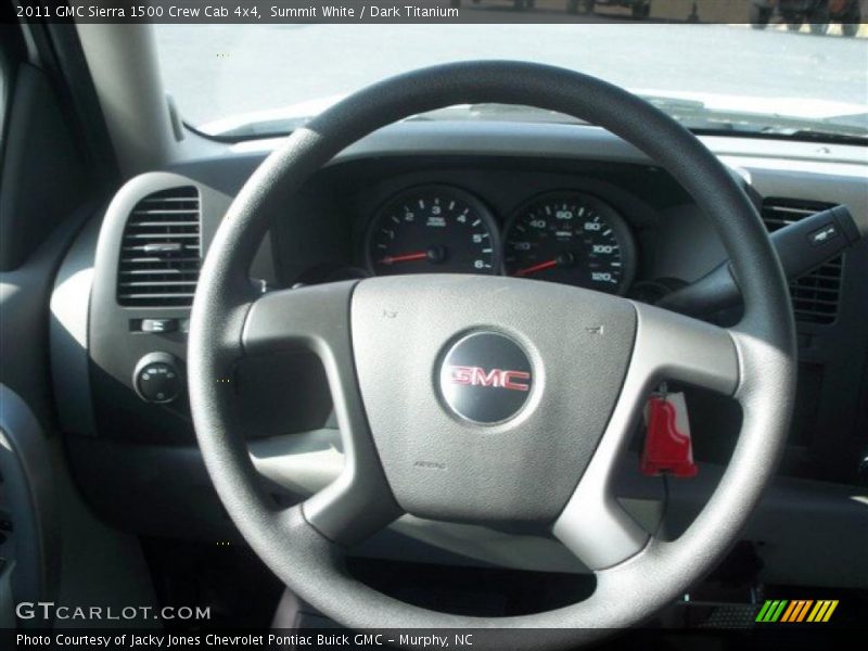 Summit White / Dark Titanium 2011 GMC Sierra 1500 Crew Cab 4x4