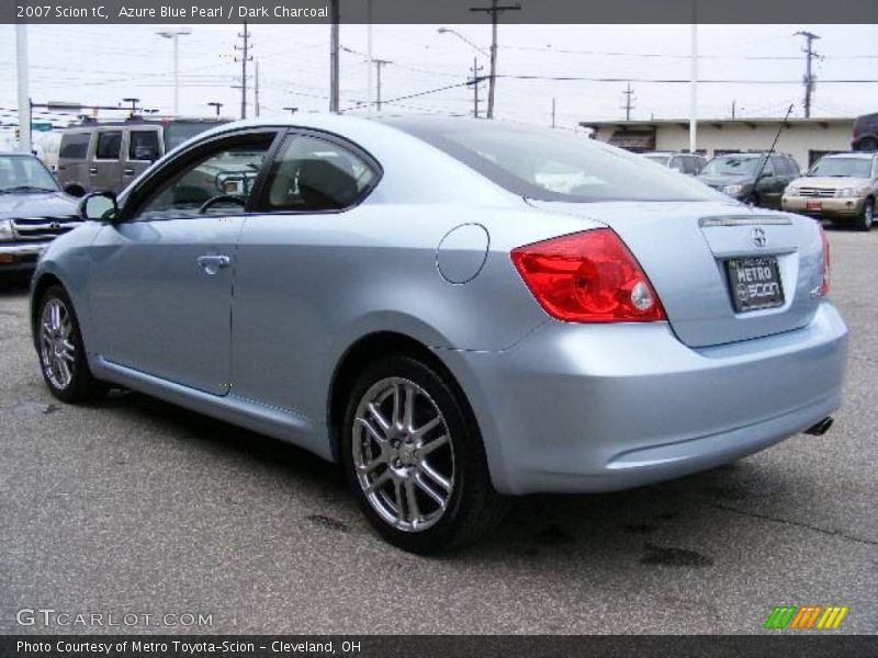 Azure Blue Pearl / Dark Charcoal 2007 Scion tC