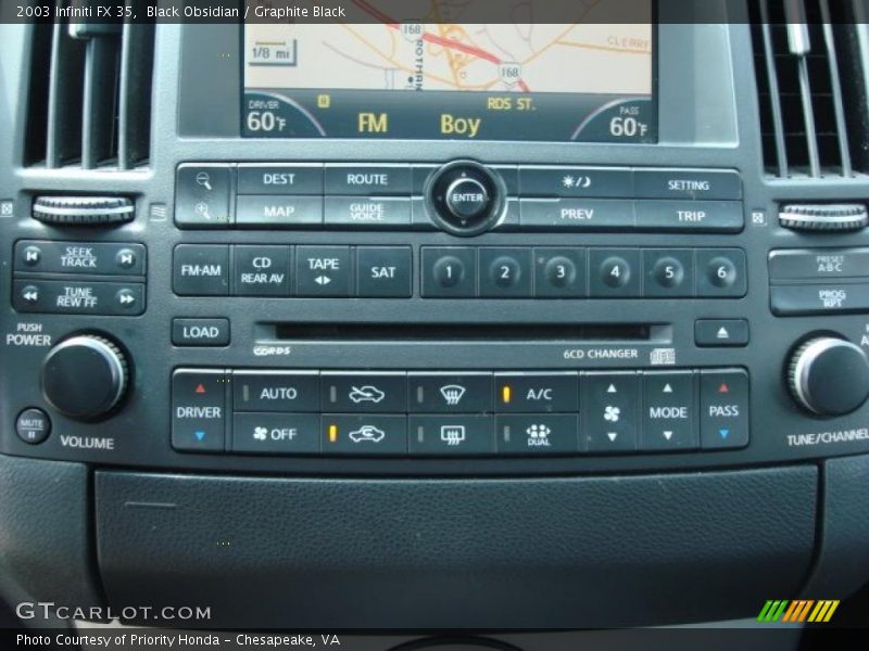 Black Obsidian / Graphite Black 2003 Infiniti FX 35