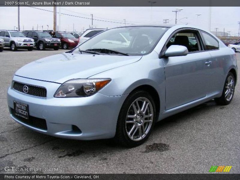 Azure Blue Pearl / Dark Charcoal 2007 Scion tC