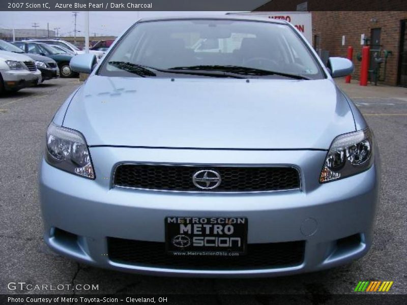 Azure Blue Pearl / Dark Charcoal 2007 Scion tC