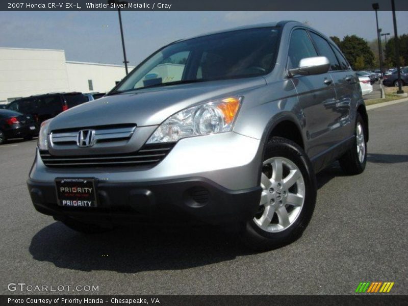 Whistler Silver Metallic / Gray 2007 Honda CR-V EX-L
