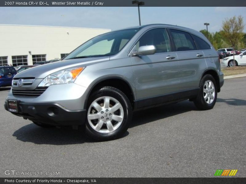 Whistler Silver Metallic / Gray 2007 Honda CR-V EX-L