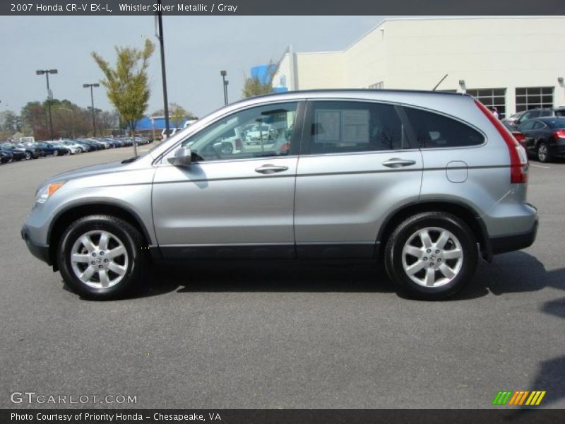 Whistler Silver Metallic / Gray 2007 Honda CR-V EX-L