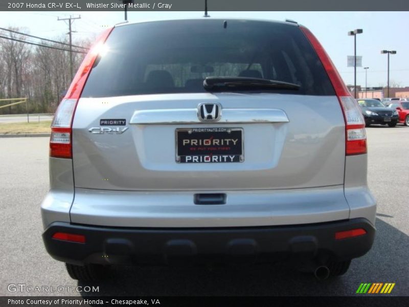 Whistler Silver Metallic / Gray 2007 Honda CR-V EX-L