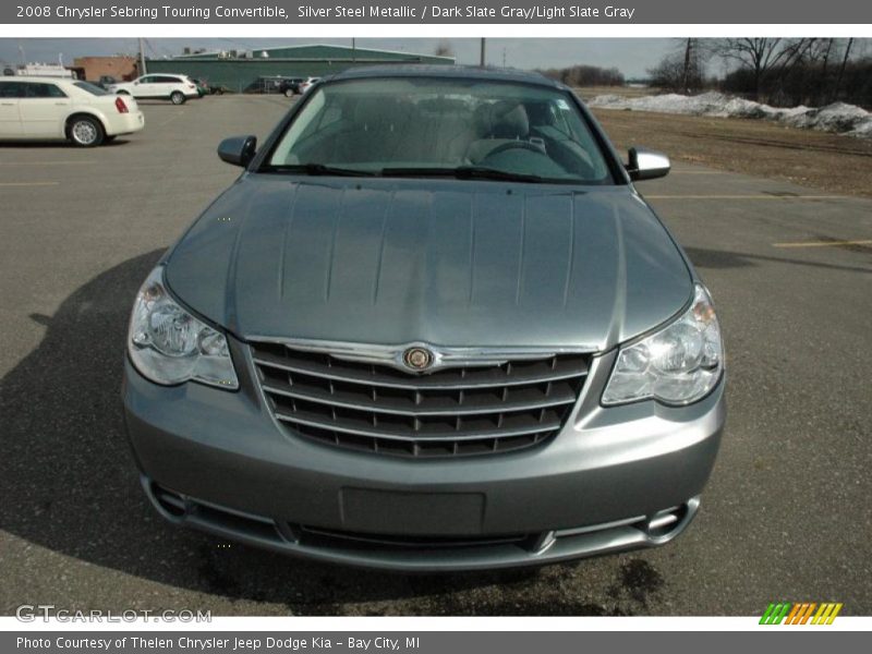 Silver Steel Metallic / Dark Slate Gray/Light Slate Gray 2008 Chrysler Sebring Touring Convertible