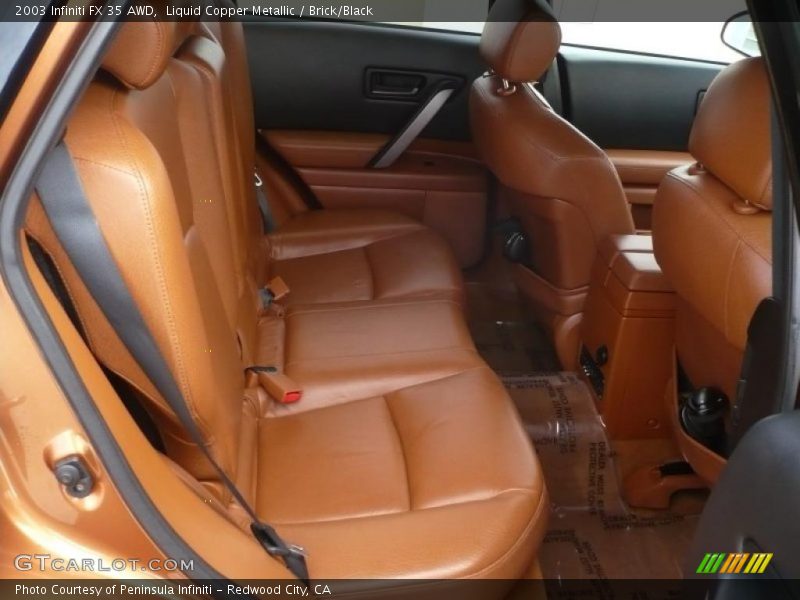  2003 FX 35 AWD Brick/Black Interior