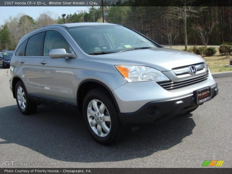 Whistler Silver Metallic / Gray 2007 Honda CR-V EX-L