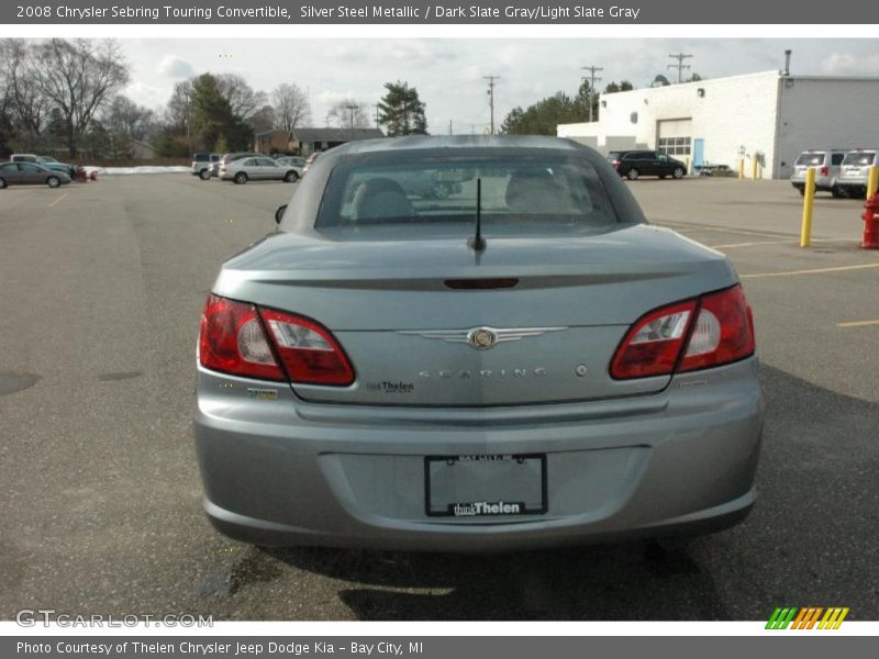 Silver Steel Metallic / Dark Slate Gray/Light Slate Gray 2008 Chrysler Sebring Touring Convertible