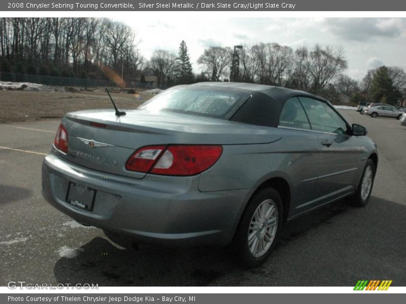 Silver Steel Metallic / Dark Slate Gray/Light Slate Gray 2008 Chrysler Sebring Touring Convertible