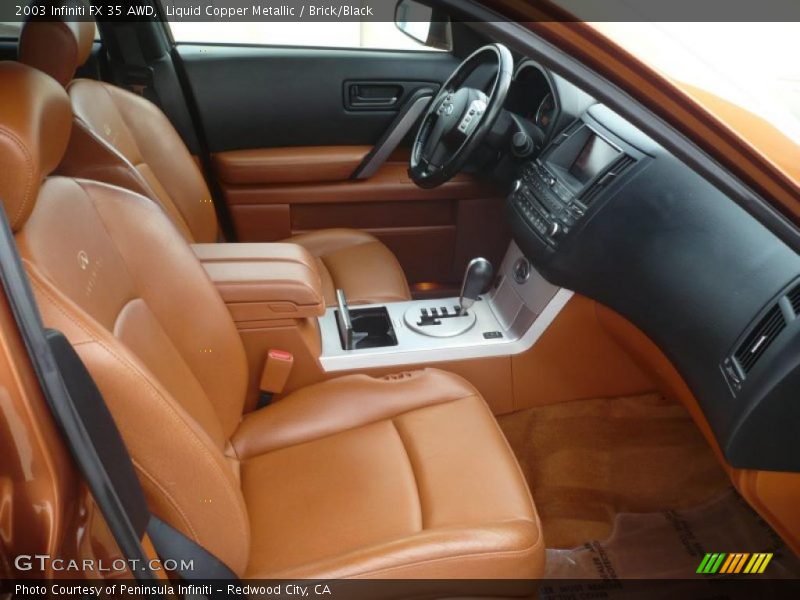 2003 FX 35 AWD Brick/Black Interior