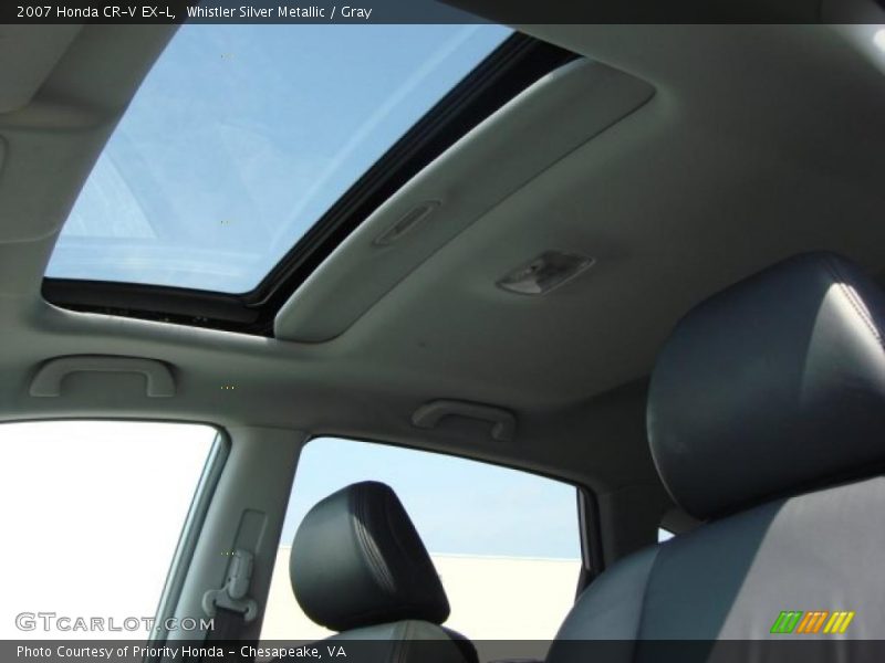 Whistler Silver Metallic / Gray 2007 Honda CR-V EX-L