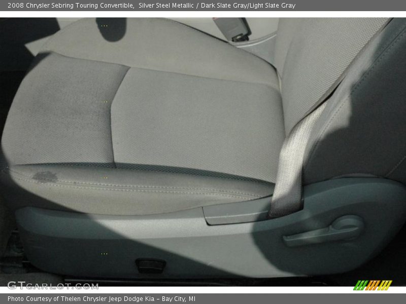 Silver Steel Metallic / Dark Slate Gray/Light Slate Gray 2008 Chrysler Sebring Touring Convertible