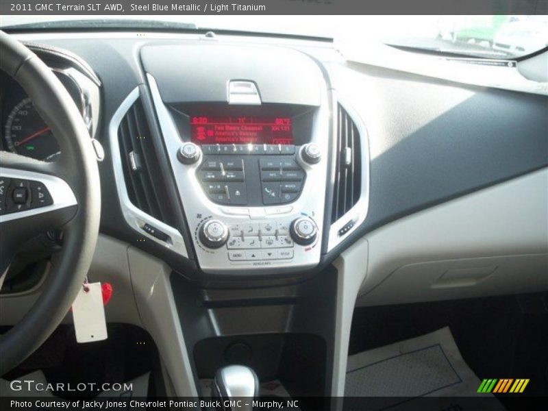 Steel Blue Metallic / Light Titanium 2011 GMC Terrain SLT AWD