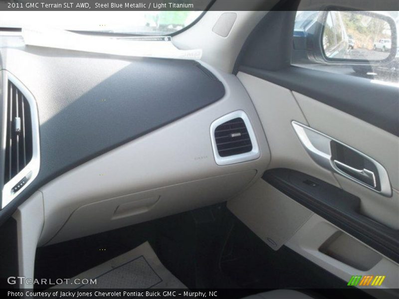 Steel Blue Metallic / Light Titanium 2011 GMC Terrain SLT AWD