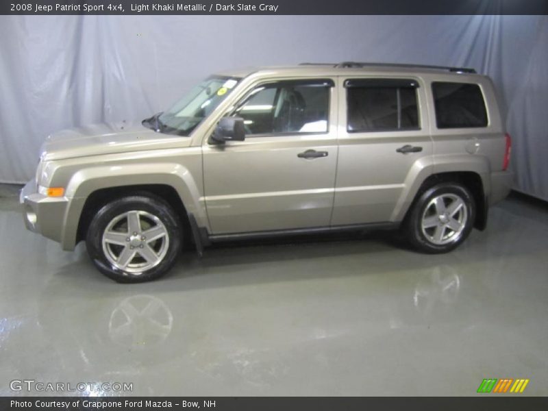 Light Khaki Metallic / Dark Slate Gray 2008 Jeep Patriot Sport 4x4