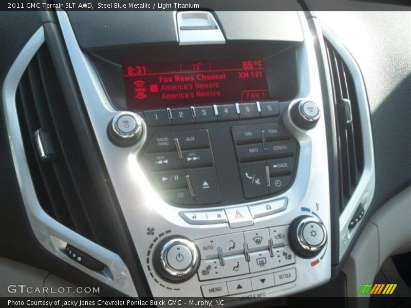 Steel Blue Metallic / Light Titanium 2011 GMC Terrain SLT AWD