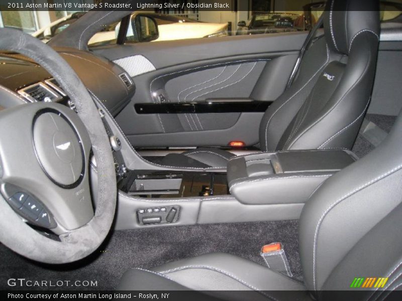  2011 V8 Vantage S Roadster Obsidian Black Interior