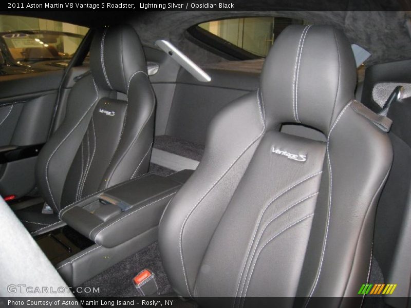  2011 V8 Vantage S Roadster Obsidian Black Interior