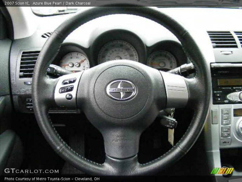 Azure Blue Pearl / Dark Charcoal 2007 Scion tC