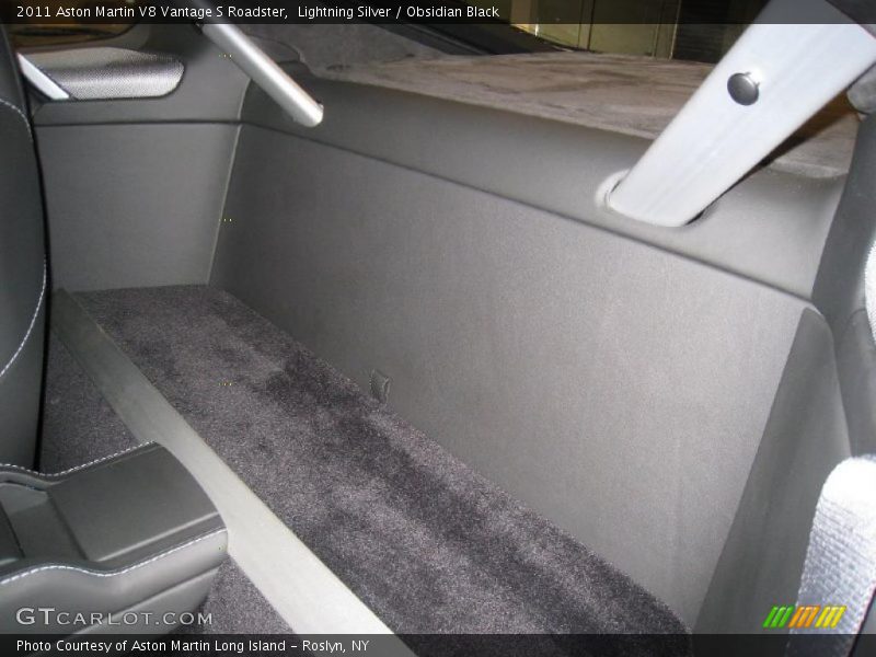  2011 V8 Vantage S Roadster Obsidian Black Interior