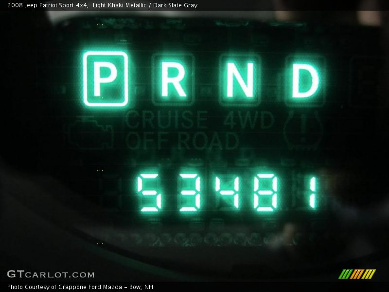 Light Khaki Metallic / Dark Slate Gray 2008 Jeep Patriot Sport 4x4