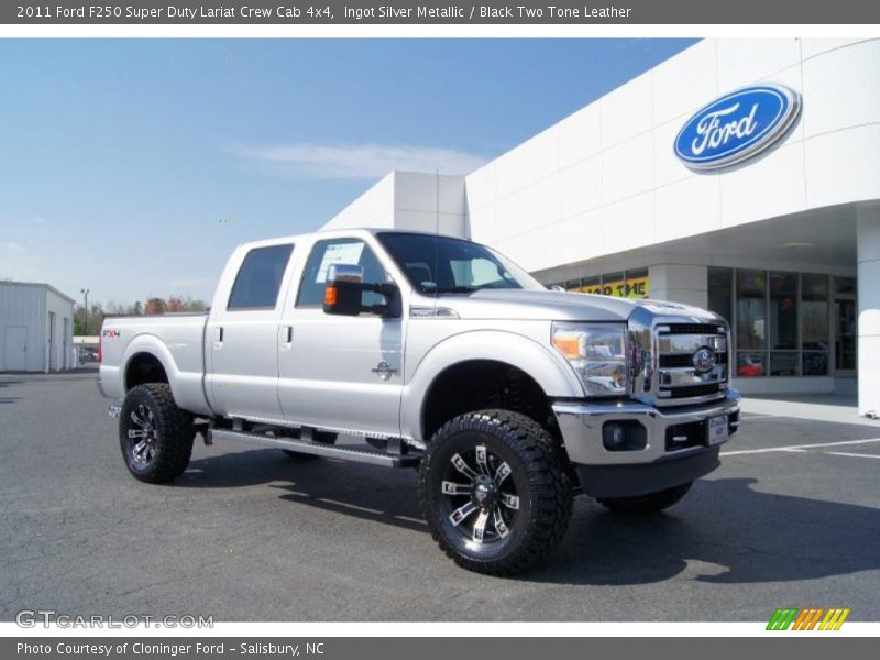  2011 F250 Super Duty Lariat Crew Cab 4x4 Ingot Silver Metallic