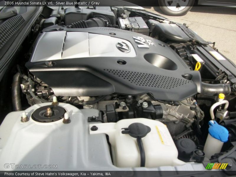 Silver Blue Metallic / Gray 2006 Hyundai Sonata LX V6