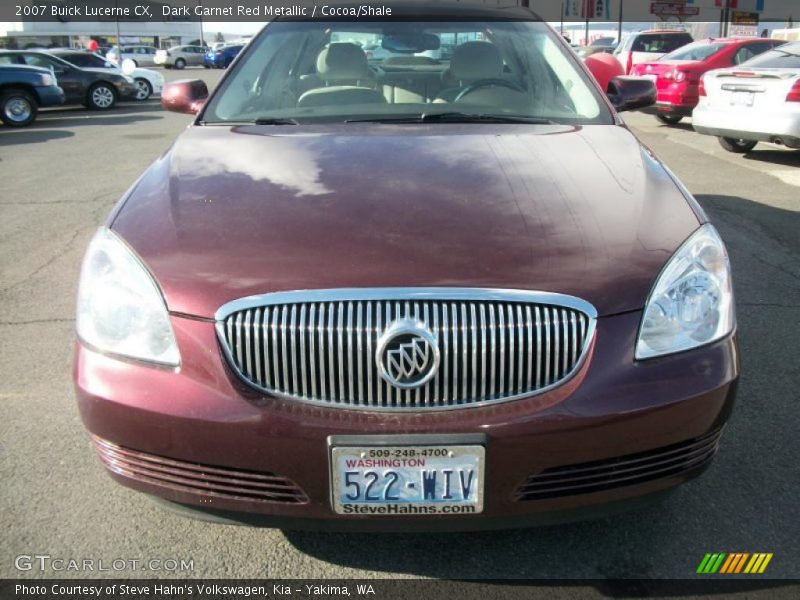 Dark Garnet Red Metallic / Cocoa/Shale 2007 Buick Lucerne CX