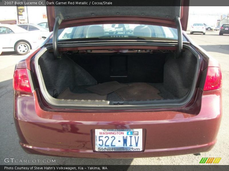 Dark Garnet Red Metallic / Cocoa/Shale 2007 Buick Lucerne CX