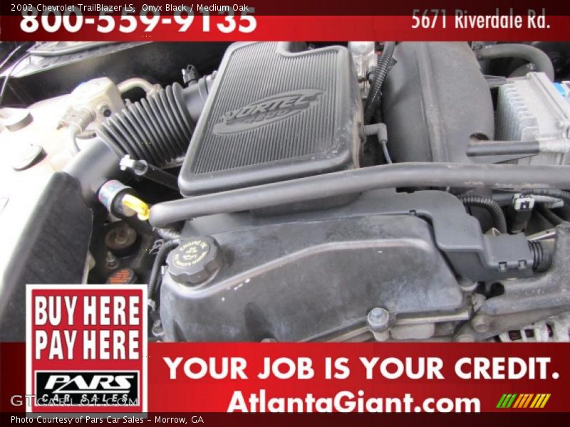 Onyx Black / Medium Oak 2002 Chevrolet TrailBlazer LS