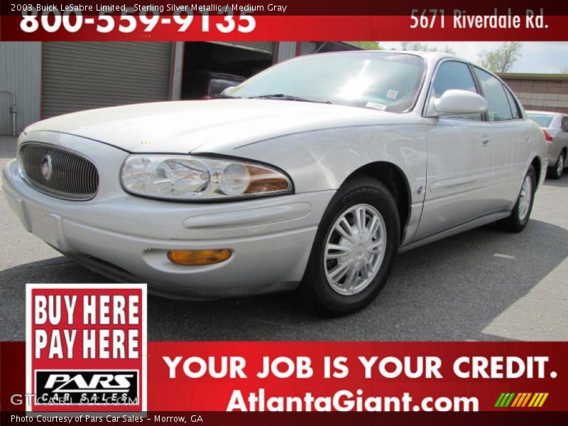 Sterling Silver Metallic / Medium Gray 2003 Buick LeSabre Limited