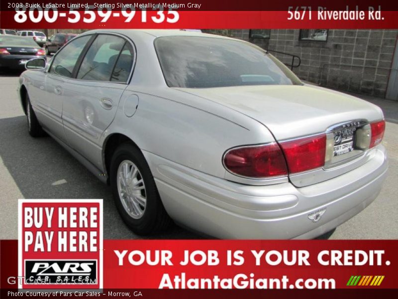 Sterling Silver Metallic / Medium Gray 2003 Buick LeSabre Limited