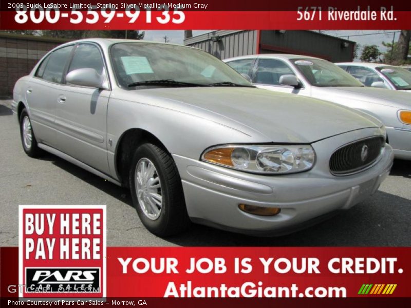 Sterling Silver Metallic / Medium Gray 2003 Buick LeSabre Limited