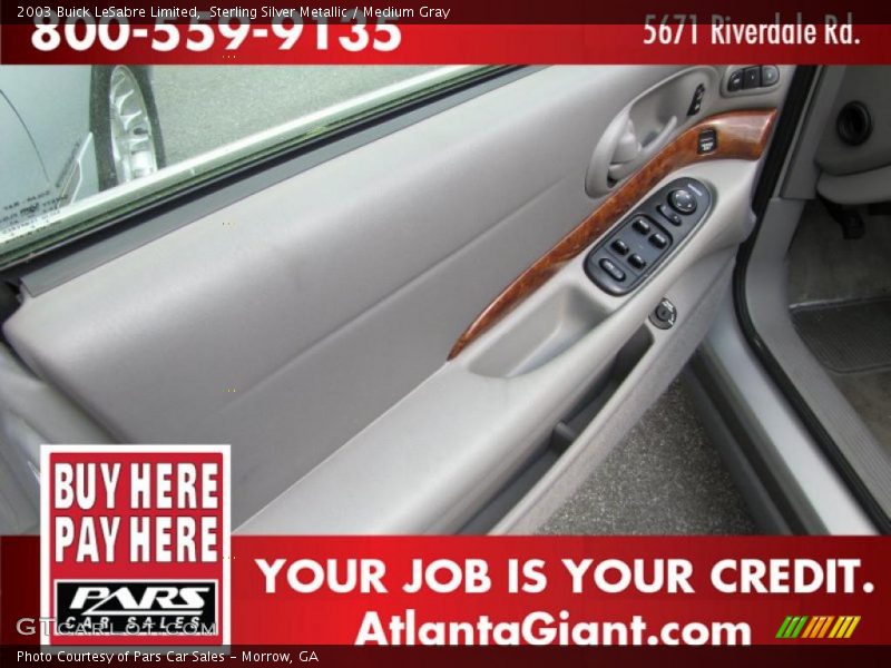 Sterling Silver Metallic / Medium Gray 2003 Buick LeSabre Limited
